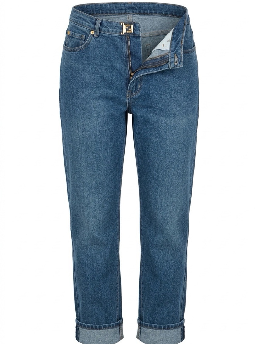 St. John Sport By Marie Gray Womens 10 Wide Straight Leg High Rise Denim Jeans